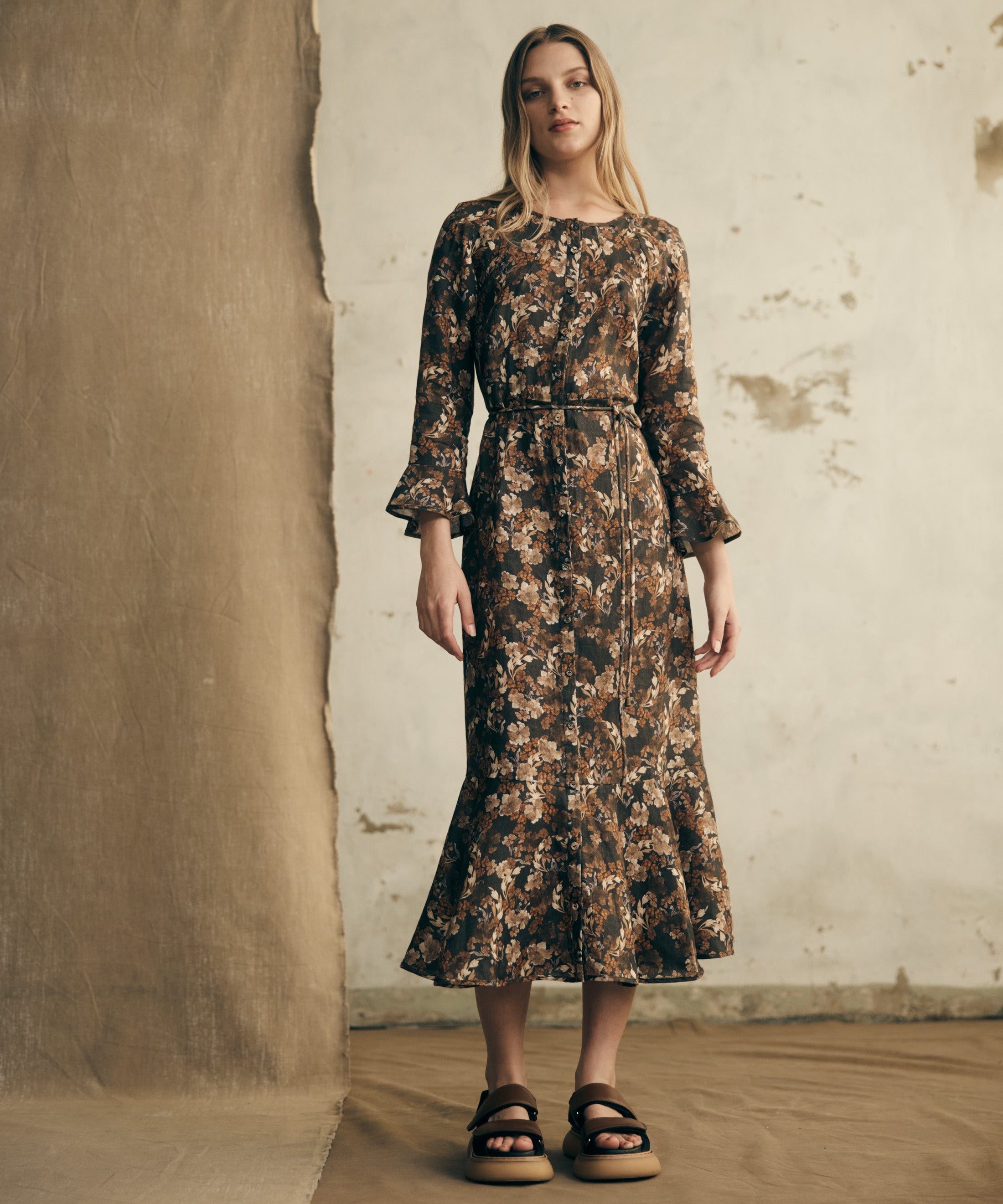 Juniper Linen Midi Dress_Print – Morrison